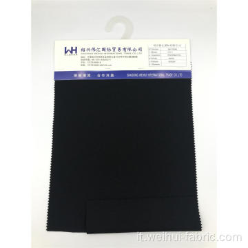 Tessuti biadesivi neri a tinta unita di alta qualità lavorati a maglia R / N / SP
